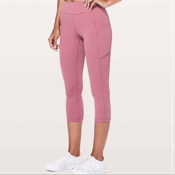 lululemon athletica Pants - Lululemon Speed Up Crop Leggings Moss Rose